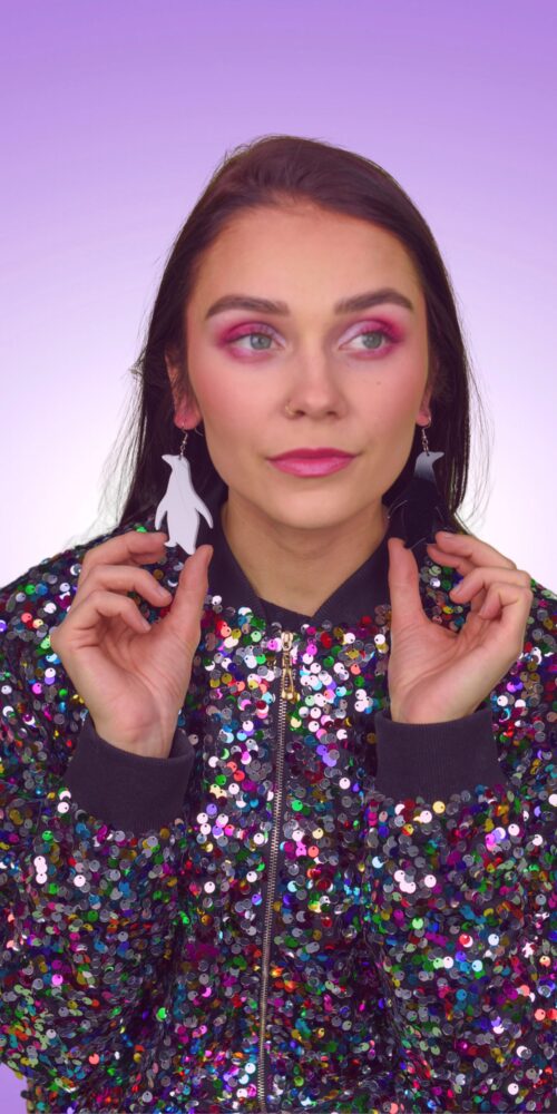 Bozan Pingviini Eläinkorvakorut titiMadam Jewelry verkkokaupasta!