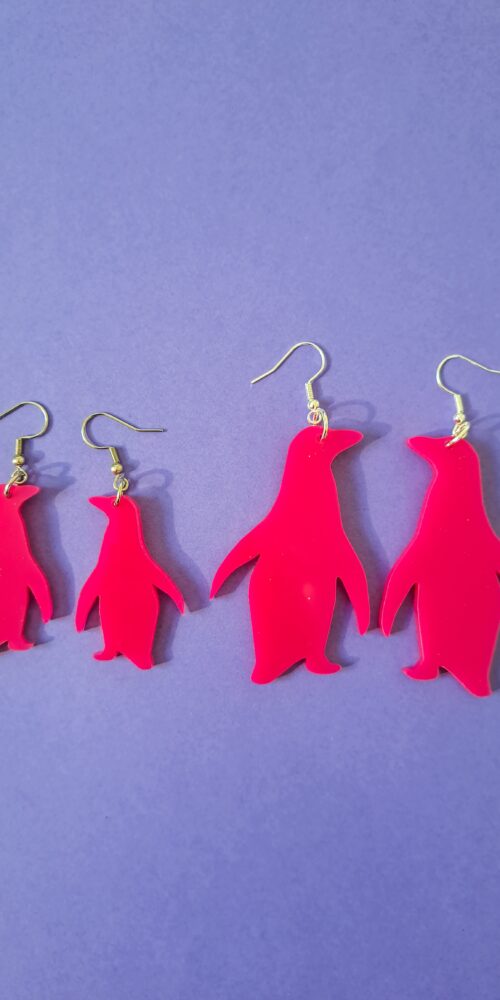 Bozan Pingviini korvakorut pinkki pieni iso titiMadam