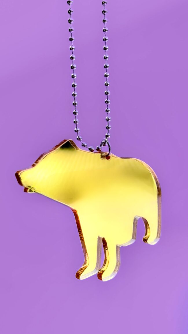 Björn Karhu iso kaulakoru kultapeili titiMadam Jewelry Björn Karhu iso kaulakoru kultapeili titiMadam Jewelry