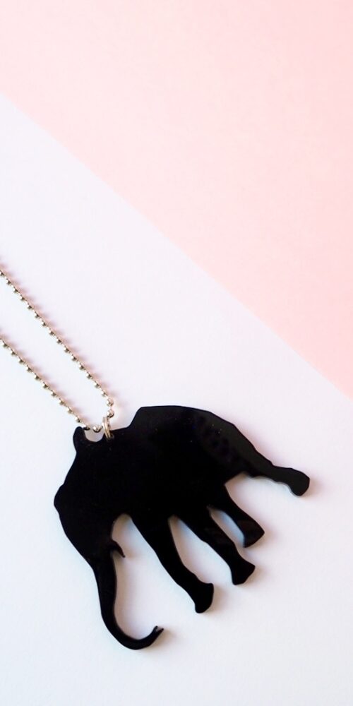 Anton Norsu eläin musta kaulakoru titiMadam