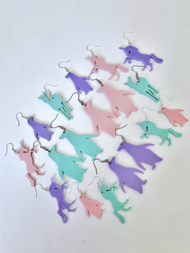 Pingviini yksisarvinen bambi korvakorut titiMadam jewelry Pingviini yksisarvinen bambi korvakorut titiMadam jewelry