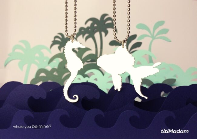 Kultakala Ja Merihevonen Isot Kaulakorut titiMadam Jewelry Kultakala Ja Merihevonen Isot Kaulakorut titiMadam Jewelry