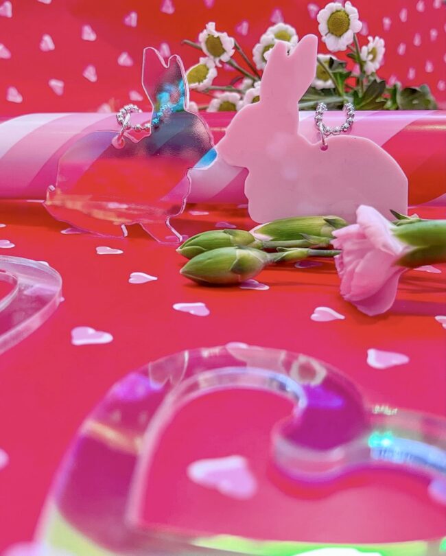 Pauliina Pupu Kaulakoru Vaaleanpunainen Iridescent titiMadam Jewelry Pauliina Pupu Kaulakoru Vaaleanpunainen Iridescent titiMadam Jewelry