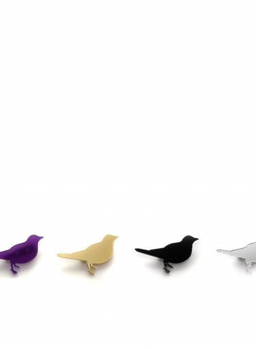 Ben Lintu Eläin Nappikorvakorut Useita Värejä titiMadam Jewelry