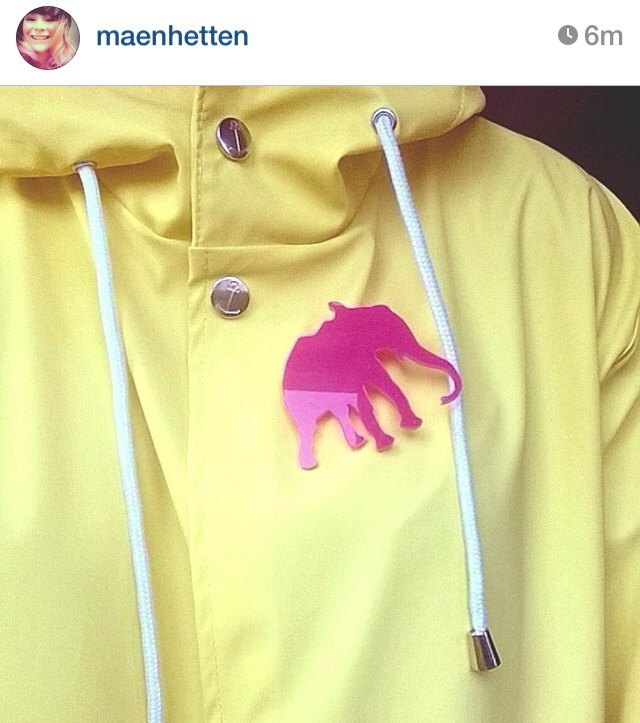 Anton Norsu rintakoru musta valkoinen pinkkii titiMadam Jewelry Anton Norsu rintakoru musta valkoinen hopea peili titiMadam Jewelry