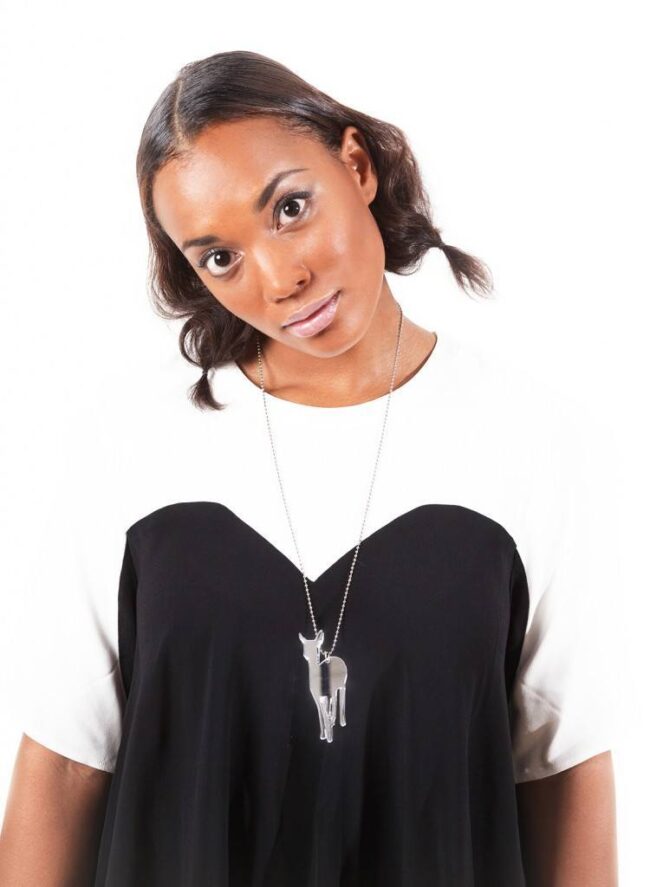 Karhu Iso Vaaleanpunainen Kaulakoru titiMadam Jewelry Juan Bambi Iso Kaulakoru titiMadam Jewelry