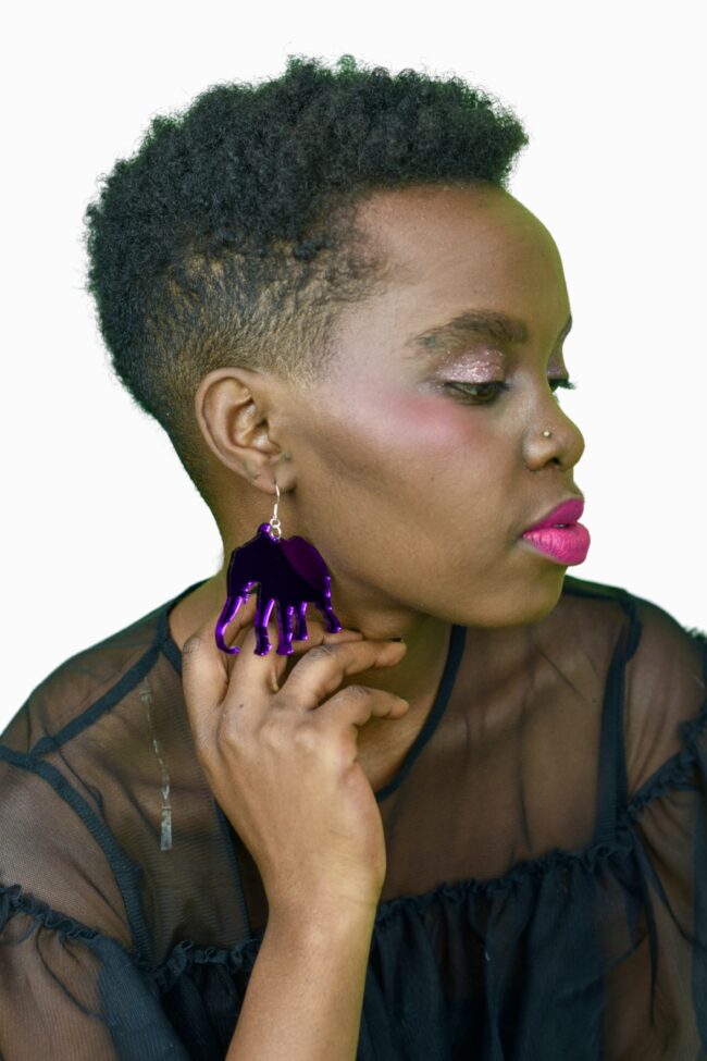 Anton Norsu Isot korvakorut liila peili titiMadam Jewelry Anton Norsu Isot korvakorut liila peili titiMadam Jewelry