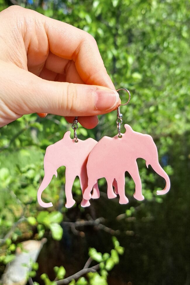 Anton Norsu Pienet Eläin Korvakorut Vaaleanpunainen titiMadam Jewelry Anton Norsu Pienet Eläin Korvakorut Vaaleanpunainen titiMadam Jewelry