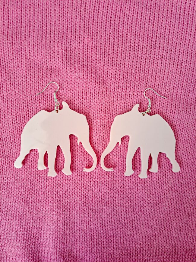 Anton Norsu vaaleanpunaiset Korvakorut titiMadam Jewelry Anton Norsu pienet vaaleanpunaiset Korvakorut titiMadam Jewelry