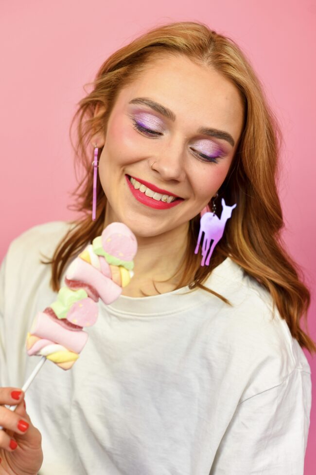 Isot Juan Bambi Korvakorut purkkapinkki titiMadam Jewelry Isot Juan Bambi Korvakorut purkkapinkki titiMadam Jewelry