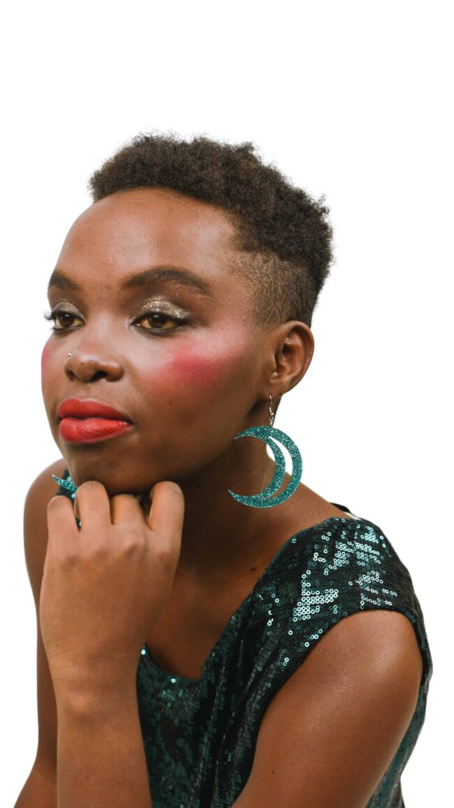 glitter-kuu-jade-malli Näyttävät Glitter Jade Kuu Korvakorut titiMadam Jewelry