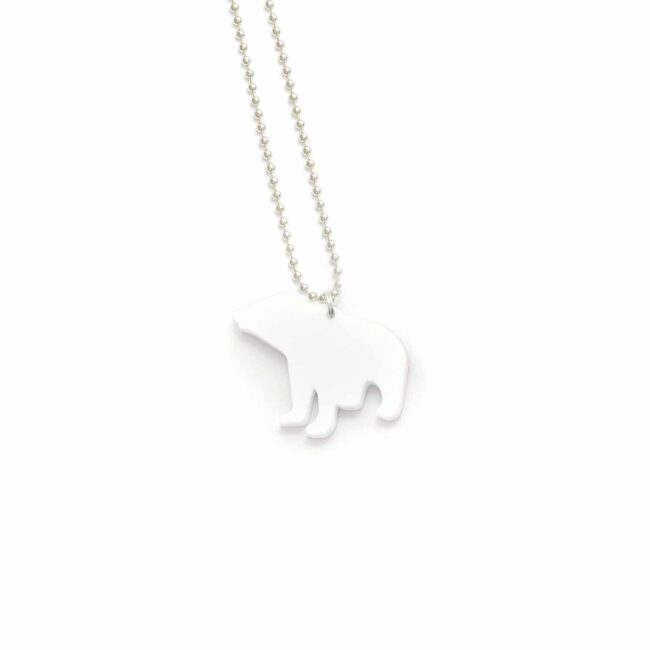 björn-karhu-kaulakoru-pieni-valkoinen Karhu Pieni Valkoinen Kaulakoru titiMadam Jewelry