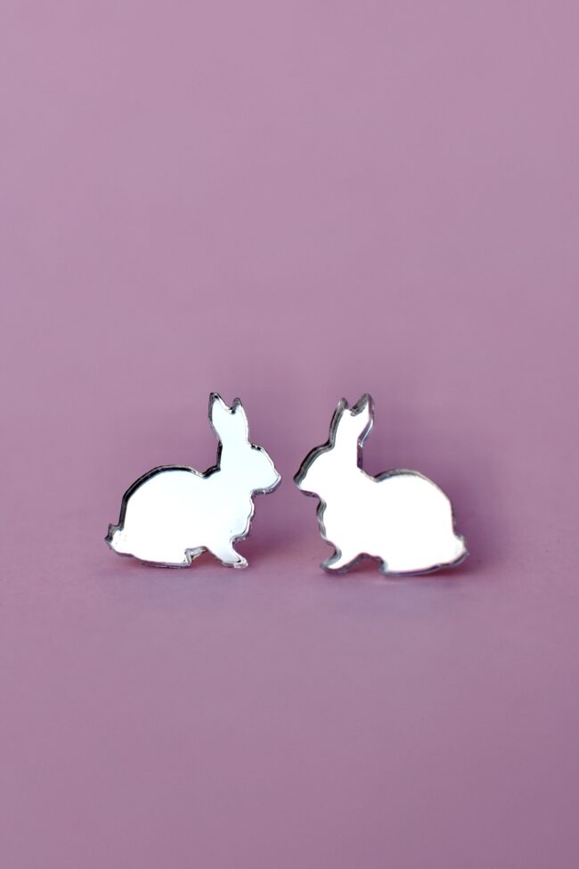 Pauliina Pupu Pienet Söpöt Eläin Nappikorvakorut Hopea Peili titiMadam Jewelry Pauliina Pupu Pienet Söpöt Eläin Nappikorvakorut Hopea Peili titiMadam Jewelry