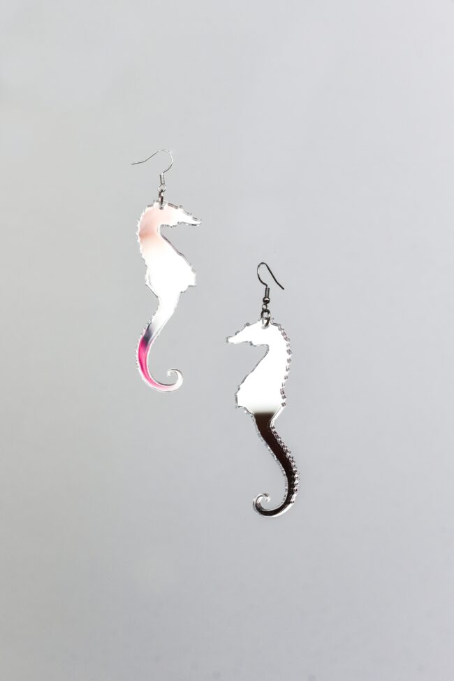 Isot Sara Merihevonen hopea peili korvakorut titiMadam Jewelry Isot Sara Merihevonen hopea peili korvakorut titiMadam Jewelry