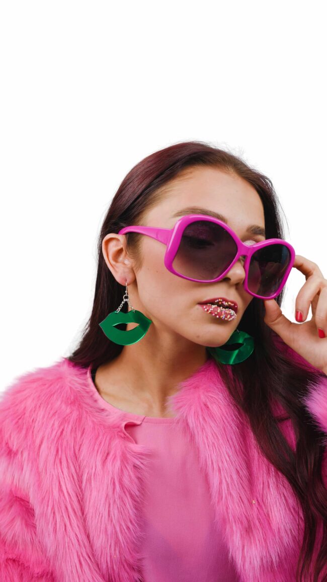 Huulet Isot Näyttävät Statement Korvakorut Vihreä Peili titiMadam Jewelry Huulet Isot Näyttävät Statement Korvakorut Vihreä Peili titiMadam Jewelry