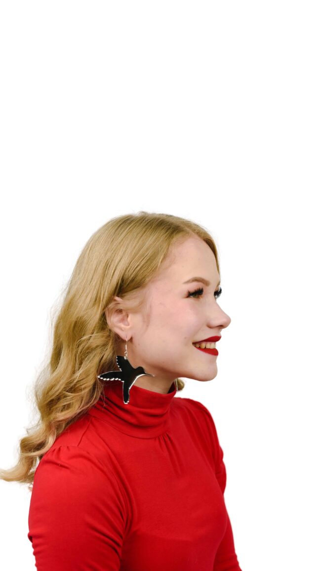 Vilma Kolibri Isot Eläinkorvakorut Hopea Peili titiMadam Jewelry Vilma Kolibri Isot Eläinkorvakorut Hopea Peili titiMadam Jewelry