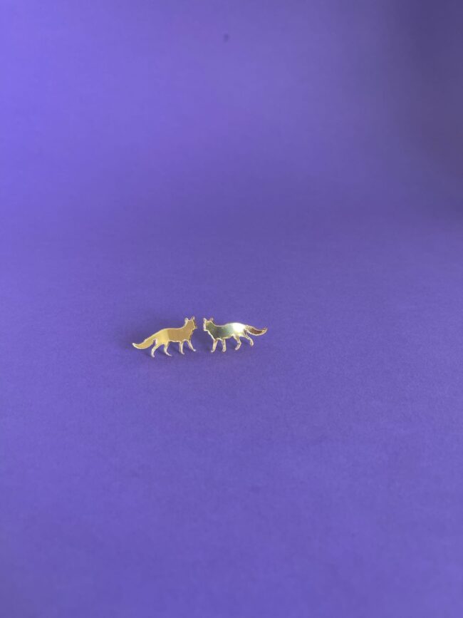 Fanny Kettu Nappikorvakorut hopea peili titiMadam Jewelry Fanny Kettu Nappikorvakorut hopea peili titiMadam Jewelry