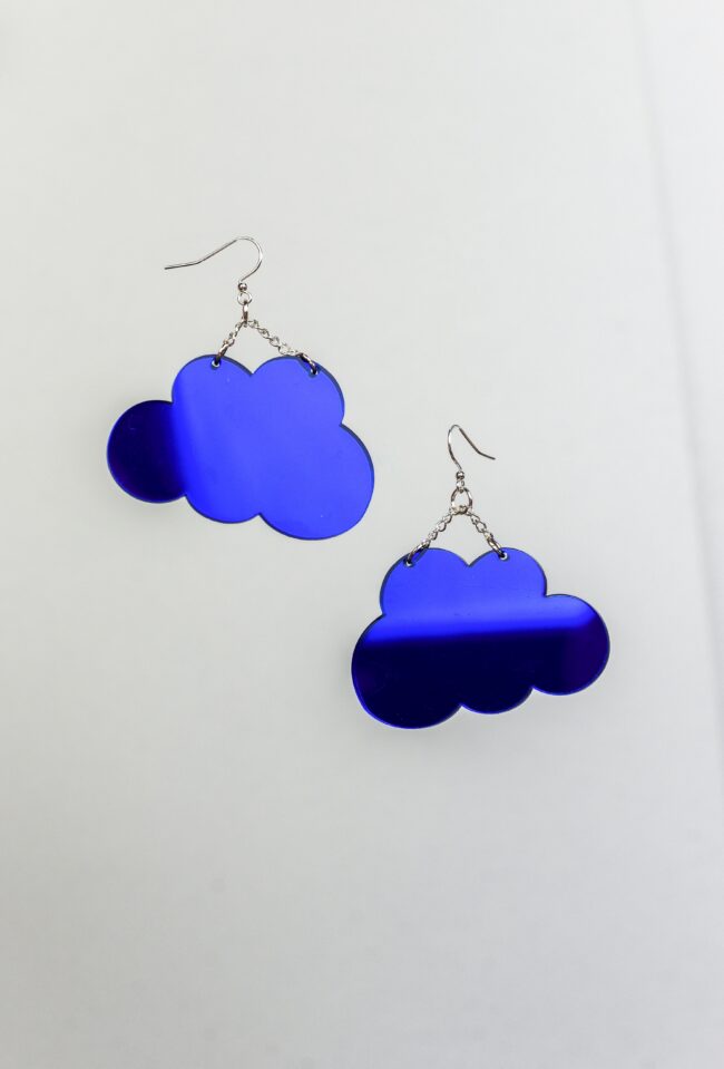 Pilvi korvakorut sininen peili titiMadam Jewelry Pilvi korvakorut sininen peili titiMadam Jewelry