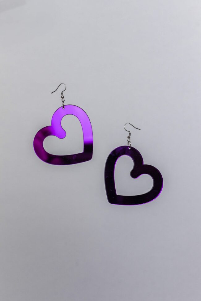 peili-sydän-liiila-korvakorut-koukku peili-sydän-liiila-korvakorut-koukku titiMadam