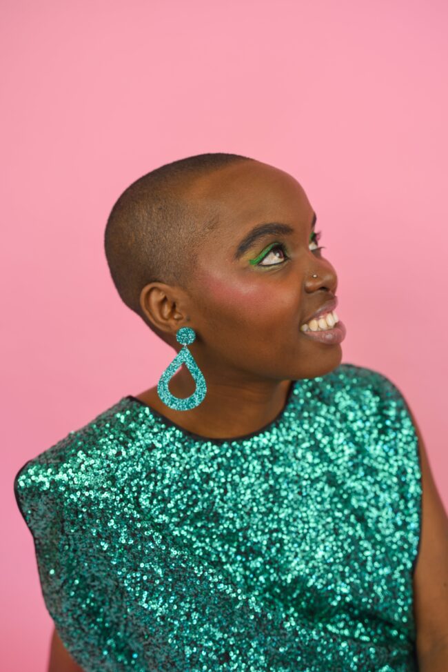 Glitter Pisara korvakorut Jade titiMadam Jewelry