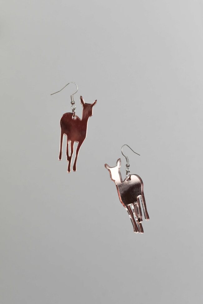 Juan Bambi pienet korvakorut ruusukulta peili titiMadam Jewelry Juan Bambi pienet korvakorut ruusukulta peili titiMadam Jewelry