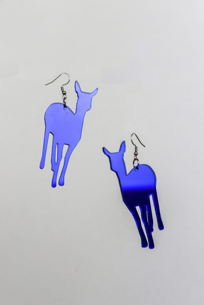 Juan Bambi isot korvakorut sininen peili titiMadam Jewelry Juan Bambi isot korvakorut sininen peili titiMadam Jewelry