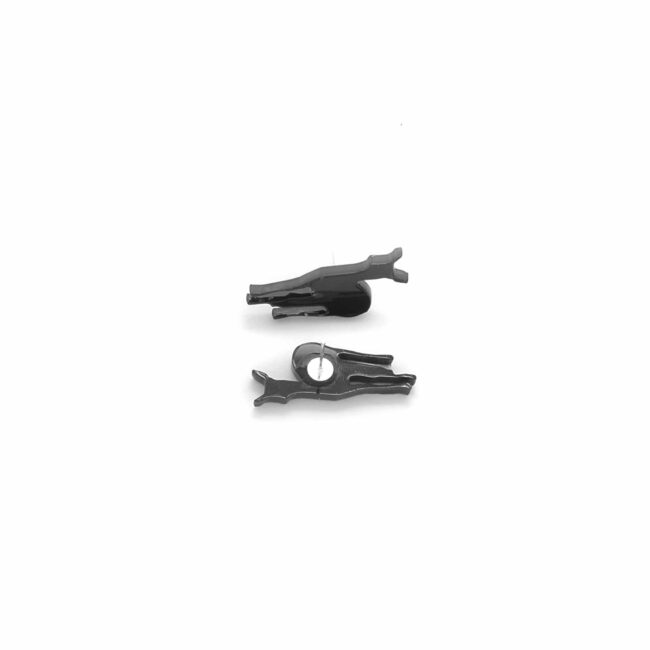 Pienet Juan Bambi Eläin Nappikorvakorut musta titiMadam Jewelry Pienet Juan Bambi Eläin Nappikorvakorut musta titiMadam Jewelry