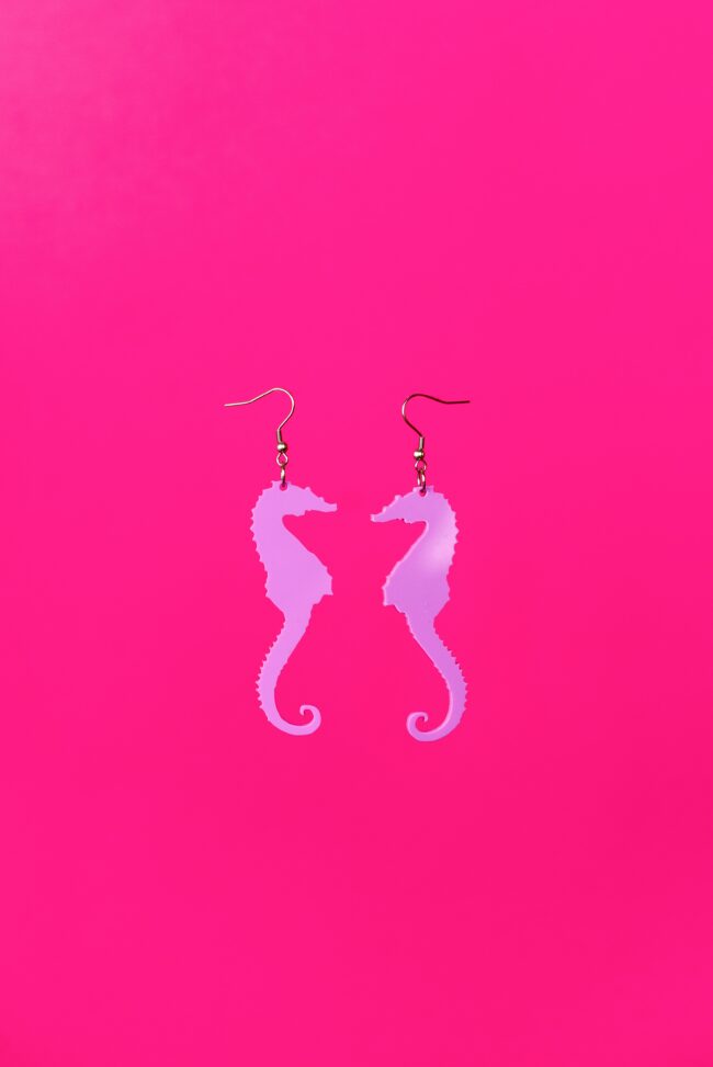 sara merihevonen purkkapinkki isot eläin korvakorut titiMadam Jewelry sara merihevonen purkkapinkki isot eläin korvakorut titiMadam Jewelry