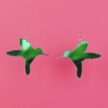 vilma-kolibri-vihreä-peili-isot-korvakorut