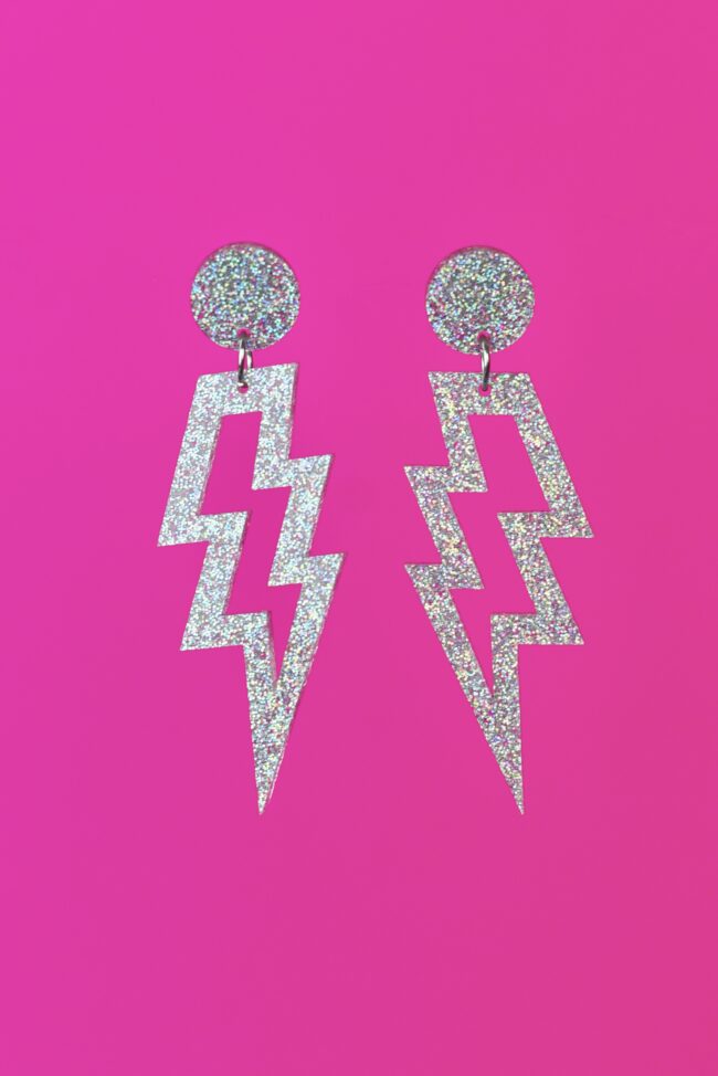 Glitter Salama korvakorut hopea titiMadam Jewelry verkkokaupasta Glitter Salama korvakorut hopea titiMadam Jewelry verkkokaupasta