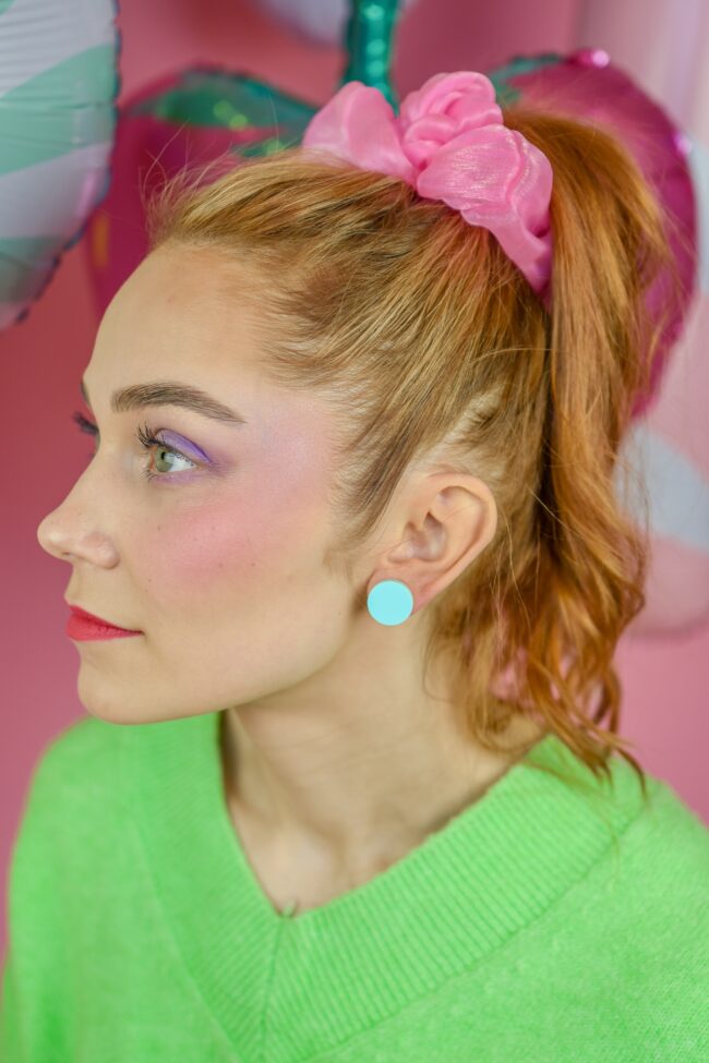 Pyöreät Nappikorvakorut Pastelli Minttu titiMadam Jewelry Pyöreät Nappikorvakorut Pastelli Minttu titiMadam Jewelry