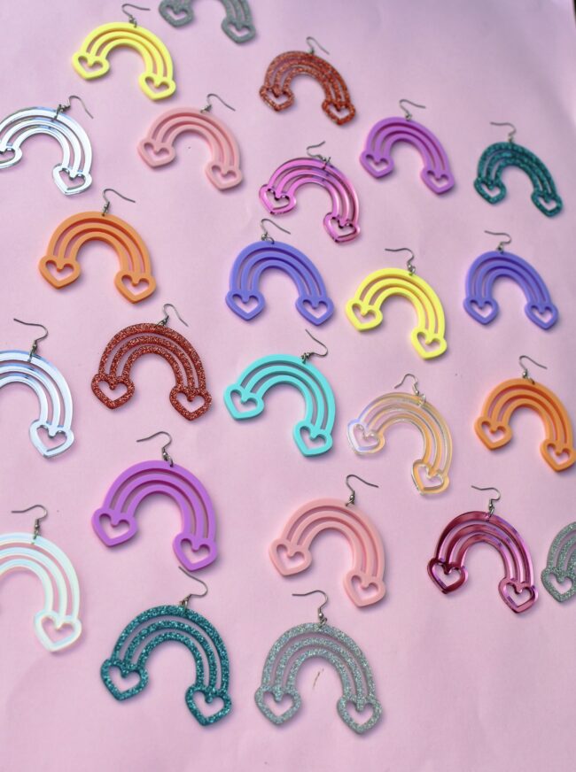 Sateenkaari Isot Värikkäät Statement Korvakorut titiMadam Jewelry Sateenkaari Isot Värikkäät Statement Korvakorut titiMadam Jewelry