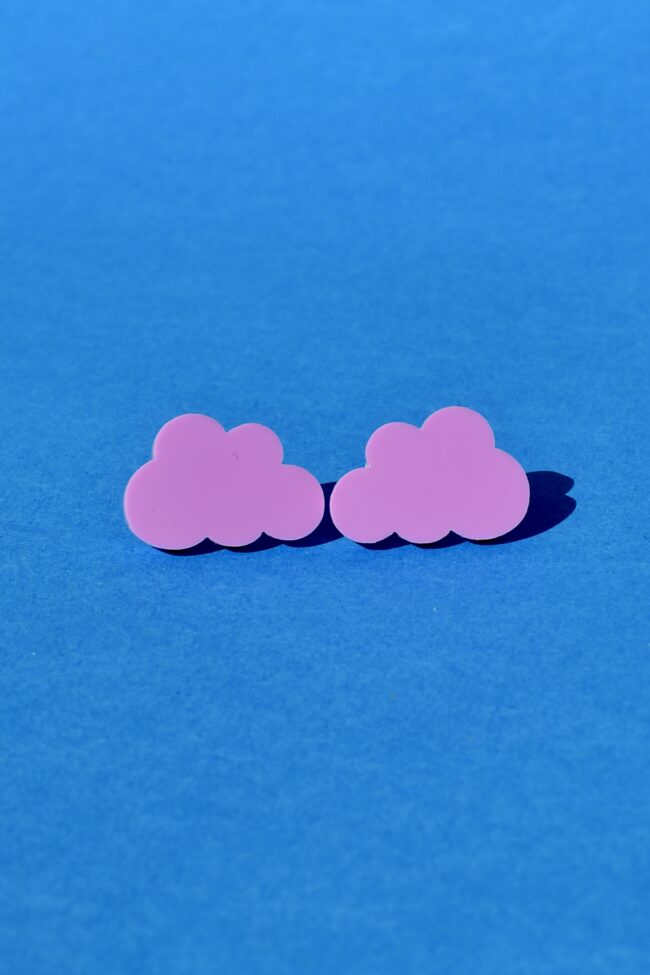 Pienet Pilvi Nappikorvakorut purkkapinkki titiMadam Jewelry Pienet Pilvi Nappikorvakorut purkkapinkki titiMadam Jewelry