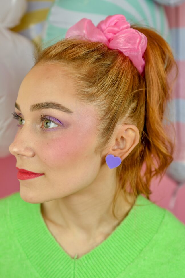 sydän-nappikorvakorut-laventeli-pastel sydän-nappikorvakorut-laventeli-pastel