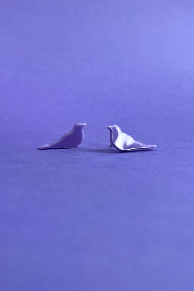 Ben Lintu Pienet NappiKorvakorut Laventeli titiMadam Jewelry Ben Lintu Pienet NappiKorvakorut Laventeli titiMadam Jewelry