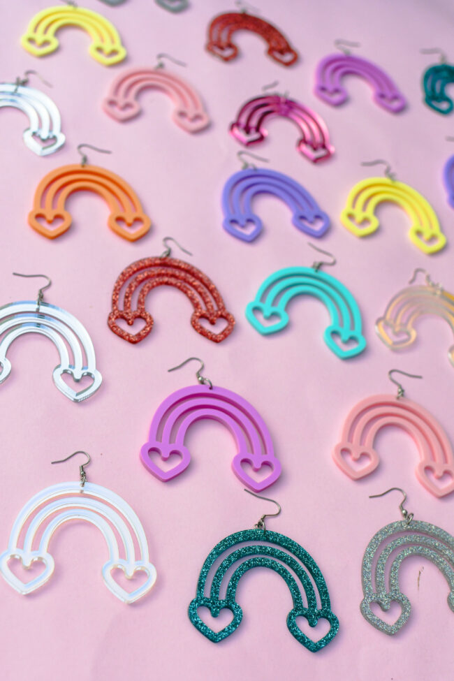 Sateenkaari Isot Glitter Statement Korvakorut titiMadam Jewelry Sateenkaari Isot Glitter Statement Korvakorut titiMadam Jewelry