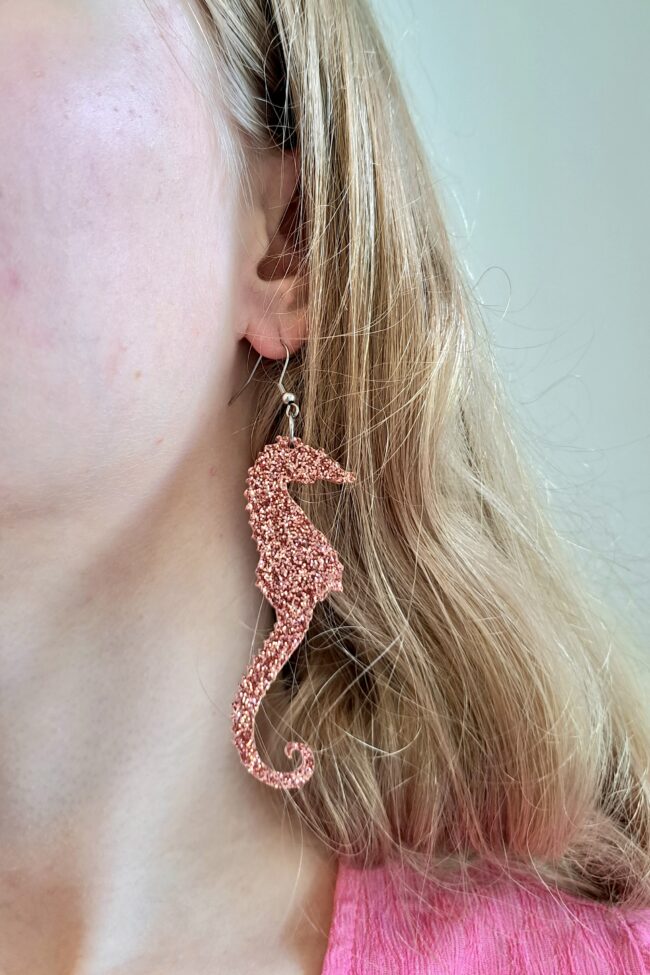 Isot Glitter Sara Merihevonen Korvakorut ruusukulta titiMadam Jewelry Isot Glitter Sara Merihevonen Korvakorut ruusukulta titiMadam Jewelry