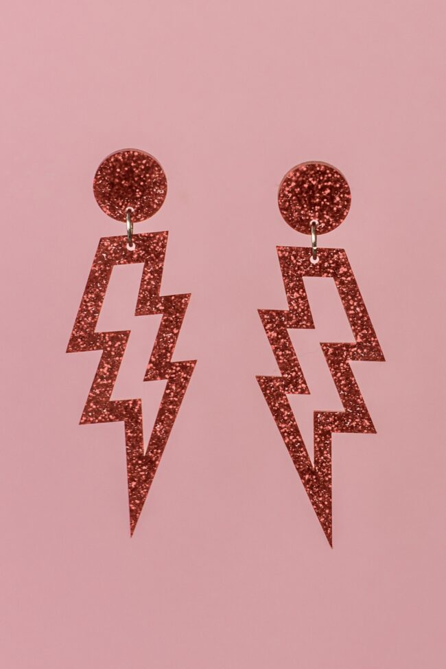 Isot Salama Glitter Korvakorut ruusukulta titiMadam Jewelry Isot Salama Glitter Korvakorut ruusukulta titiMadam Jewelry