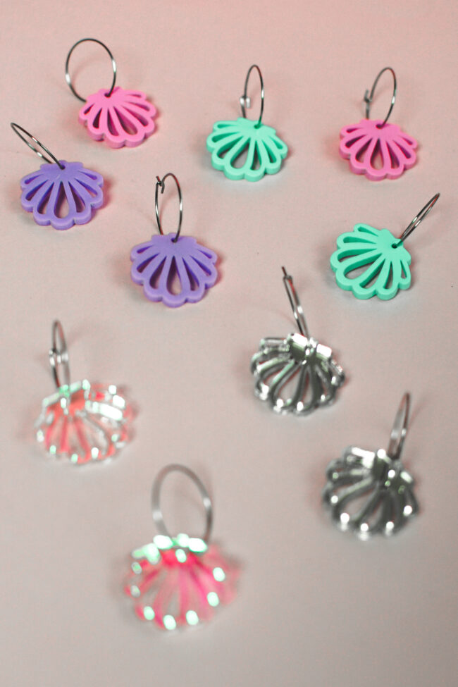 Pienet Simpukka Korvakorut Renkaalla titiMadam Jewelry Pienet Simpukka Korvakorut Renkaalla titiMadam Jewelry