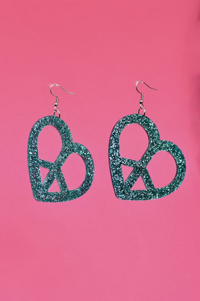 Peace isot jade glitter korvakorut titiMadam Jewelry Peace isot jade glitter korvakorut titiMadam Jewelry