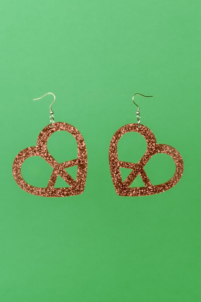 glitter Peace ruusukulta isot korvakorut titiMadam Jewelry glitter Peace ruusukulta isot korvakorut titiMadam Jewelry