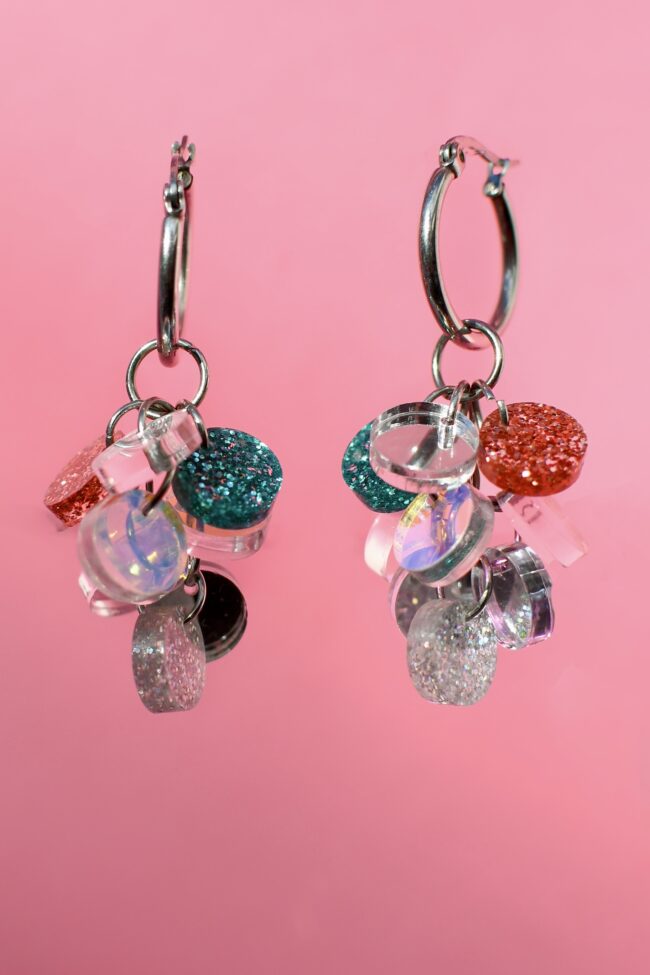 DOP GRAPE Fancy Glitterkorvakorut Renkaalla titiMadam Jewelry DOP GRAPE Fancy Glitterkorvakorut Renkaalla titiMadam Jewelry