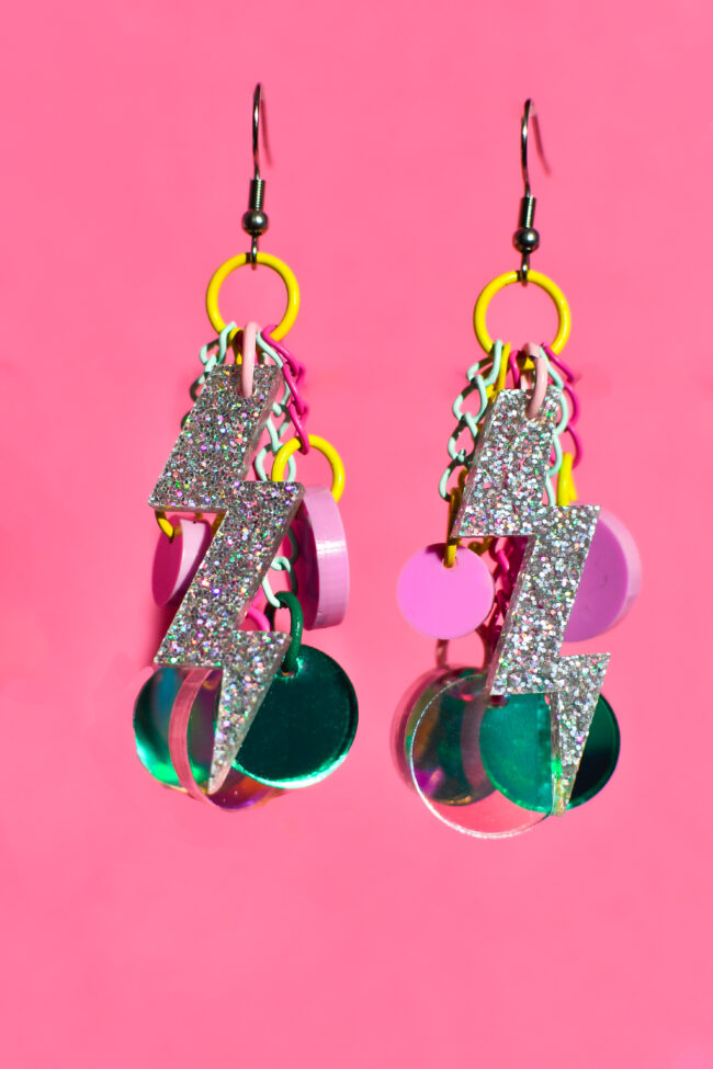 DOP LIGHTNING Moniväirset Moniosaiset Näyttävät Glitter Korvakorut titiMadam Jewelry DOP LIGHTNING Moniväirset Moniosaiset Näyttävät Glitter Korvakorut titiMadam Jewelry