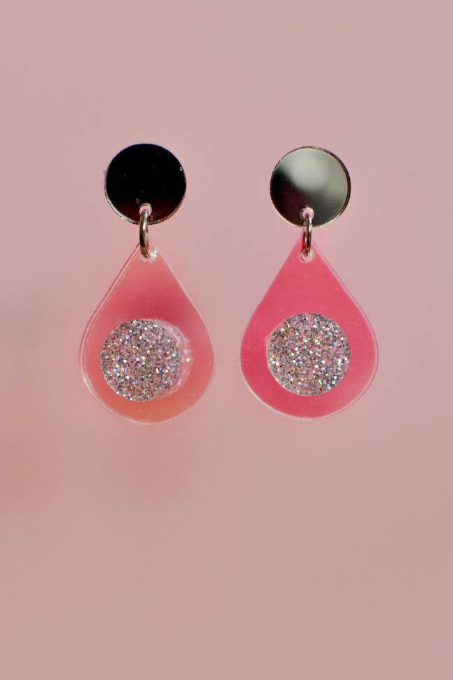 DOPPY Hopea Pienet Roikkuvat Glitter Korvakorut titiMadam Jewelry DOPPY Hopea Pienet Roikkuvat Glitter Korvakorut titiMadam Jewelry