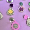 DOPPY Ihanat Pienet Moniväriset Korvakorut Useissa Väreissä titiMadam Jewelry