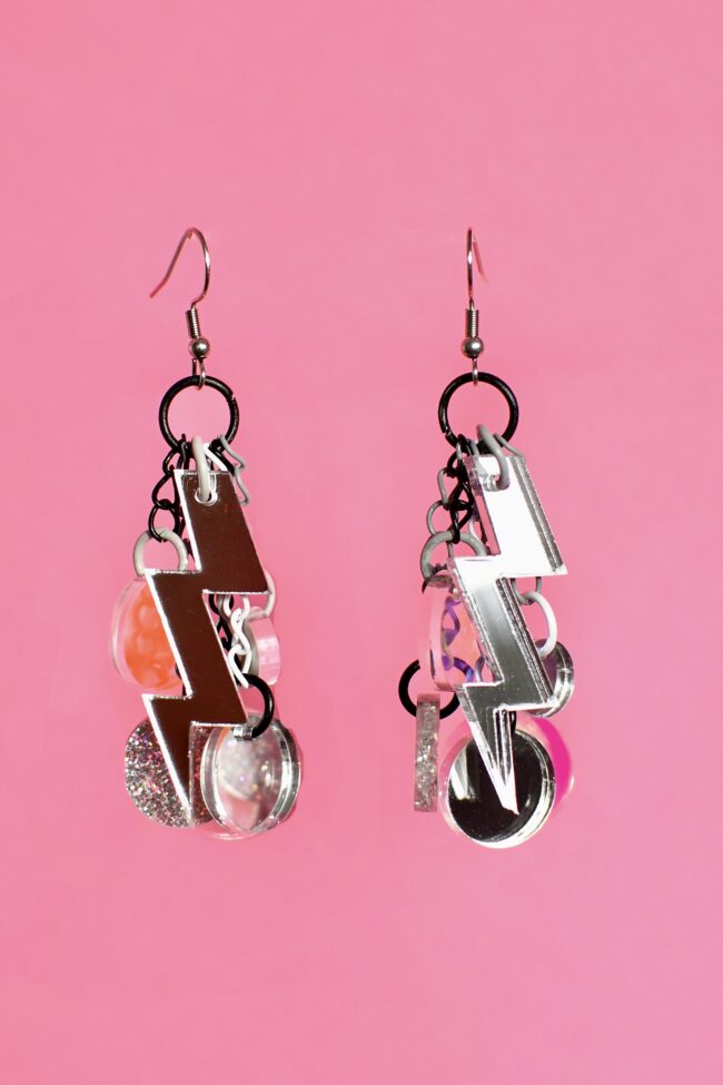 DOP LIGHTINING Silver Moniosaiset Roikkuvat Korvakorut titiMadam Jewelry DOP LIGHTINING Silver Moniosaiset Roikkuvat Korvakorut titiMadam Jewelry