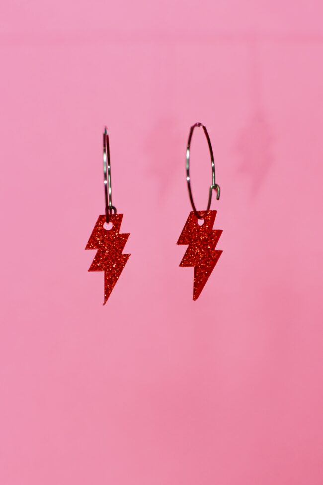 Pienet Roikkuvat Glitter Salama Korvakorut titiMadam Jewelry Pienet Roikkuvat Glitter Salama Korvakorut titiMadam Jewelry