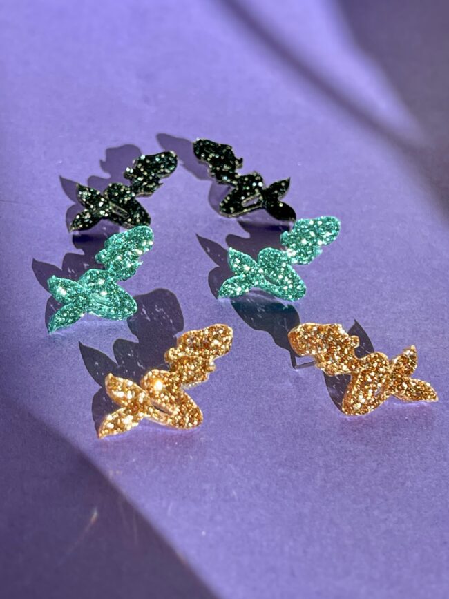 Pienet Merenneito Glitter Nappikorvakorut titiMadam Jewelry Pienet Merenneito Glitter Nappikorvakorut titiMadam Jewelry