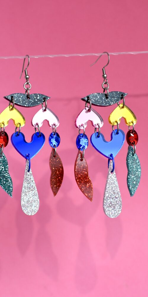 Uniikit heartless moniosaiset korvakorut titiMadam Jewelry 5