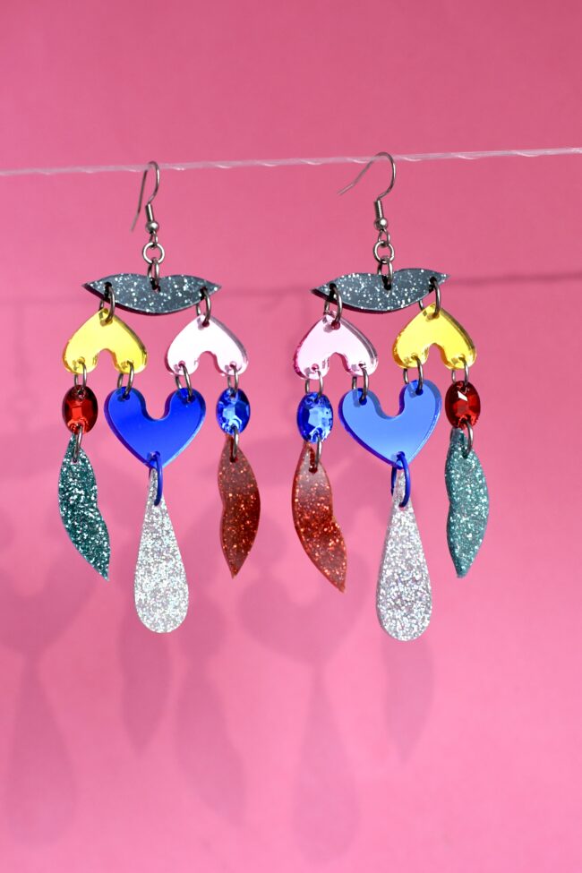 Uniikit heartless moniosaiset korvakorut titiMadam Jewelry 5